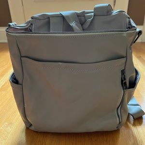 Azaria Leather Diaper Bag
